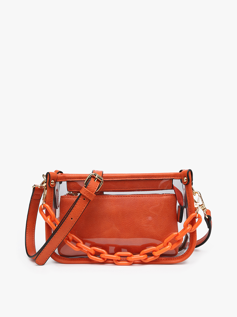Stadium Clear Crossbody Bag – Chain Strap