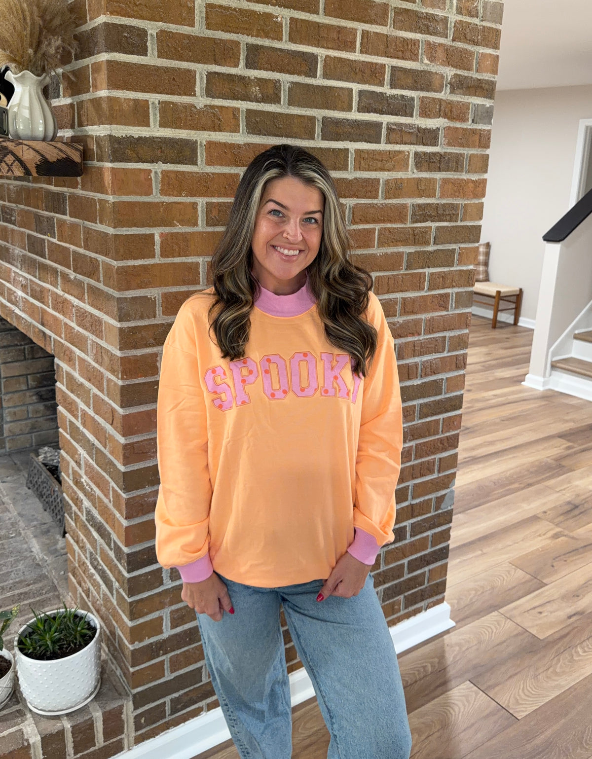 Halloween Polka Dot Spooky Sweatshirt